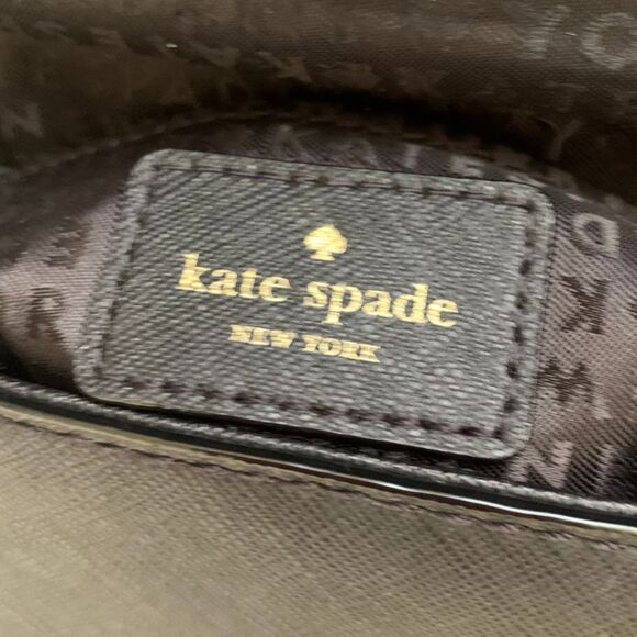 Kate Spade Black Leather Mini Flap Satchel/ Crossbody - Picture 11 of 13